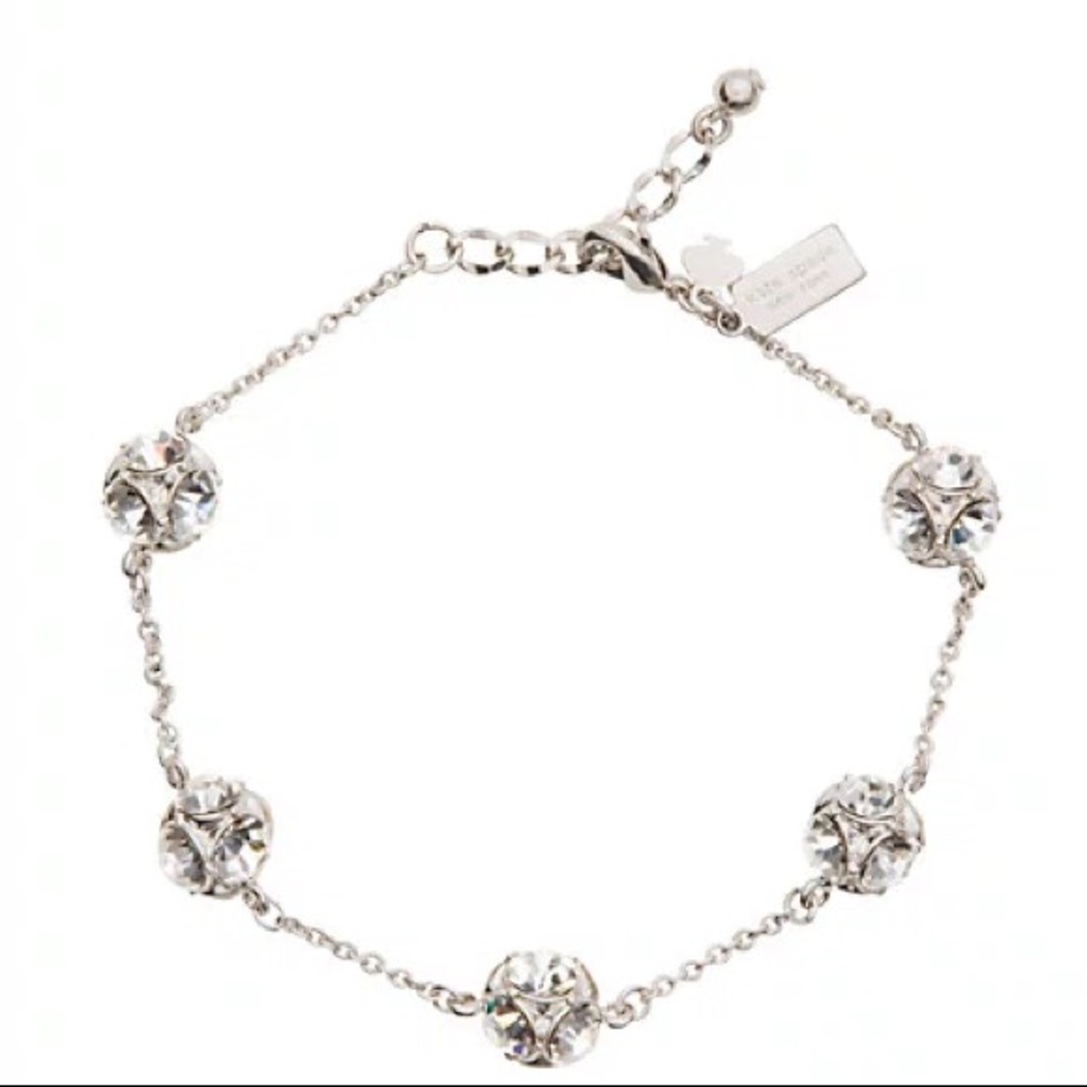NWT Kate Spade lady marmalade silver bracelet.